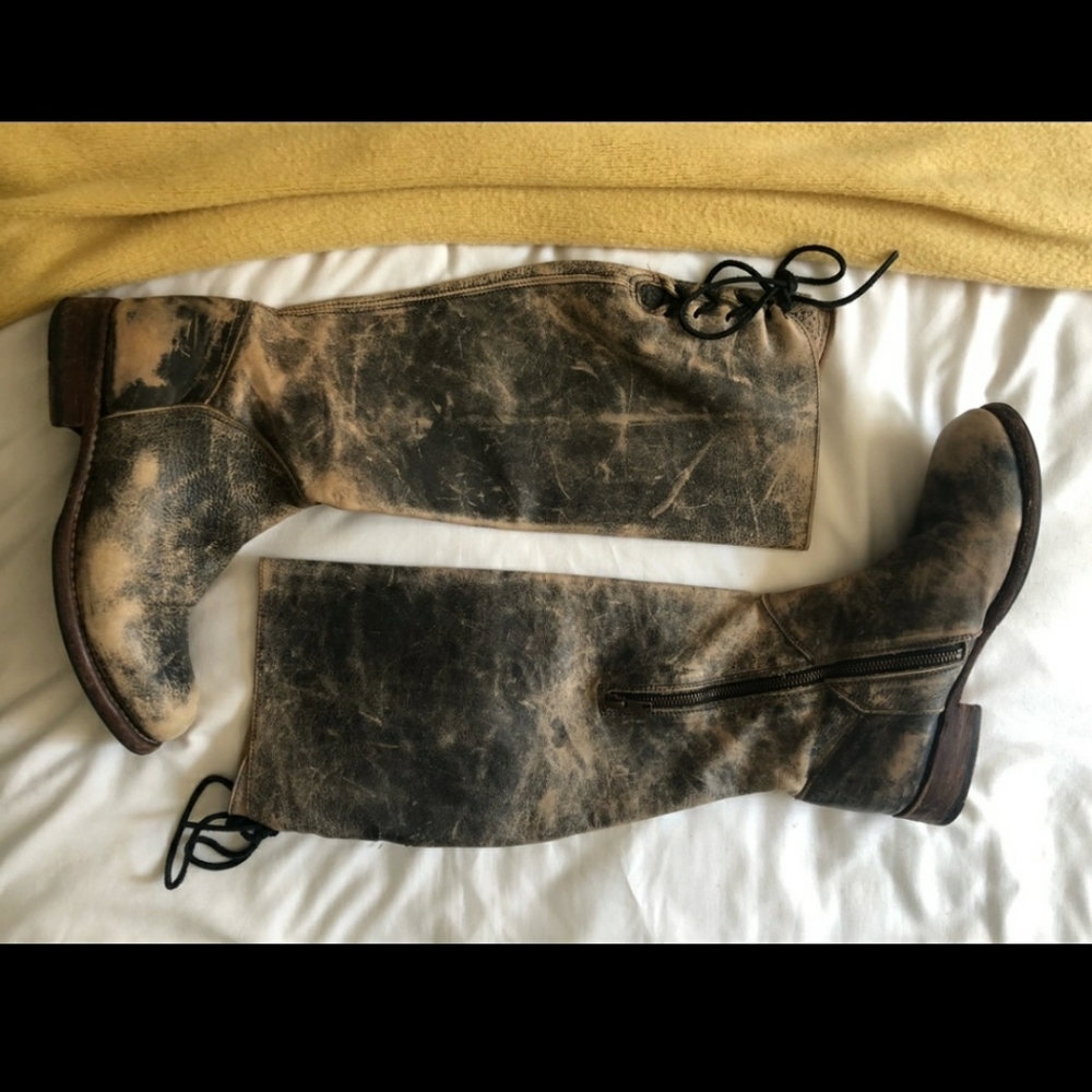 bed stu cobbler series distressed boots